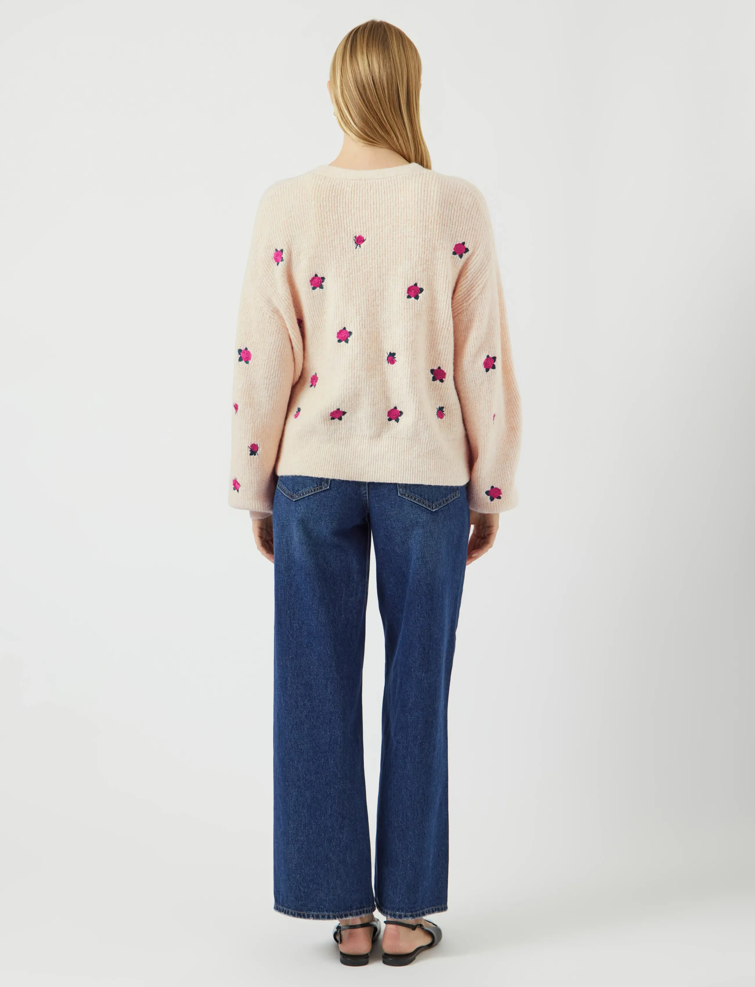 Koftor / Cardigans / Västar Y.a.s YAS Noos Fleur Cardigan Birch/Bouquet 6