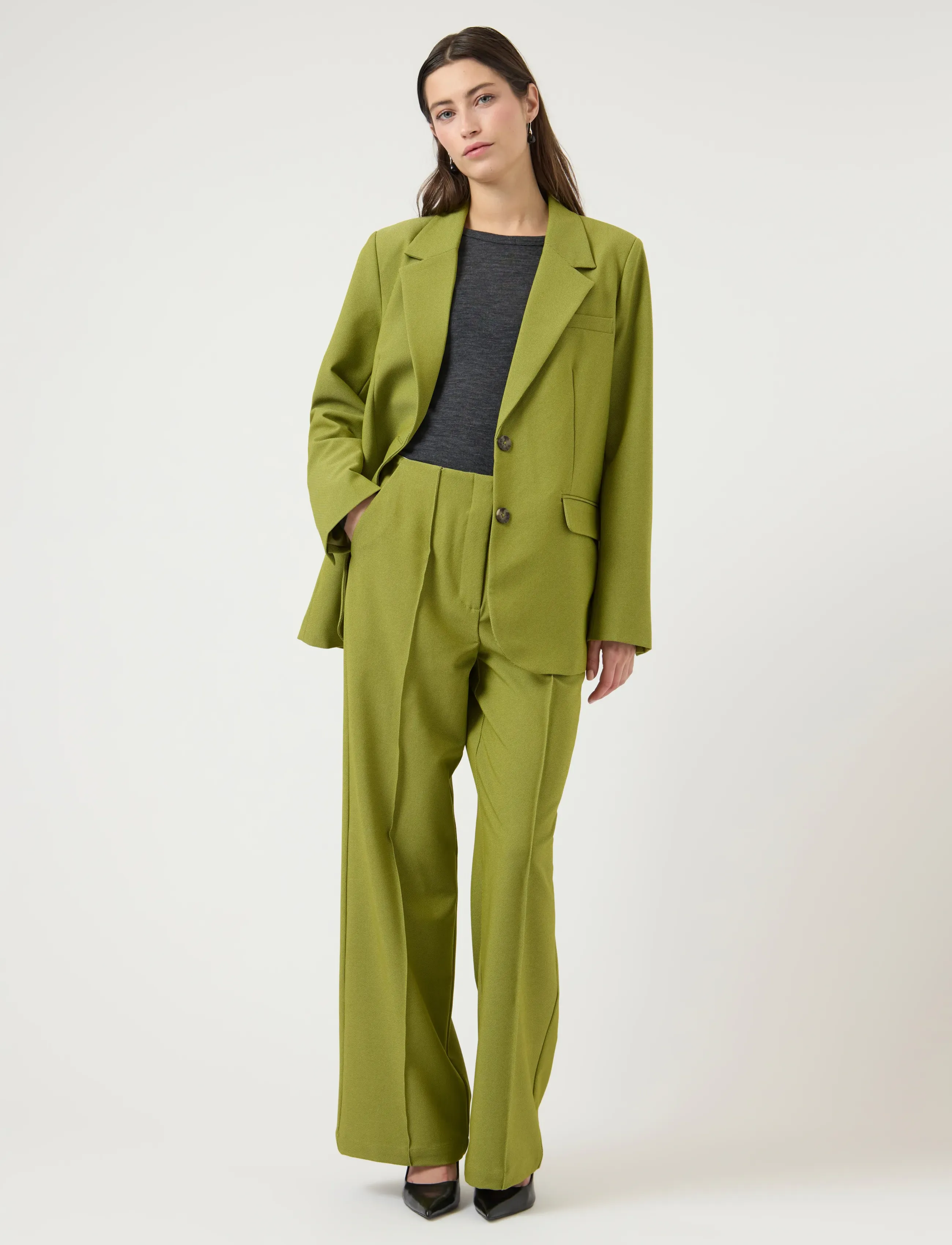 YAS - YASREEMAJ LS BLAZER S. NOOS - cardamom seed - 4