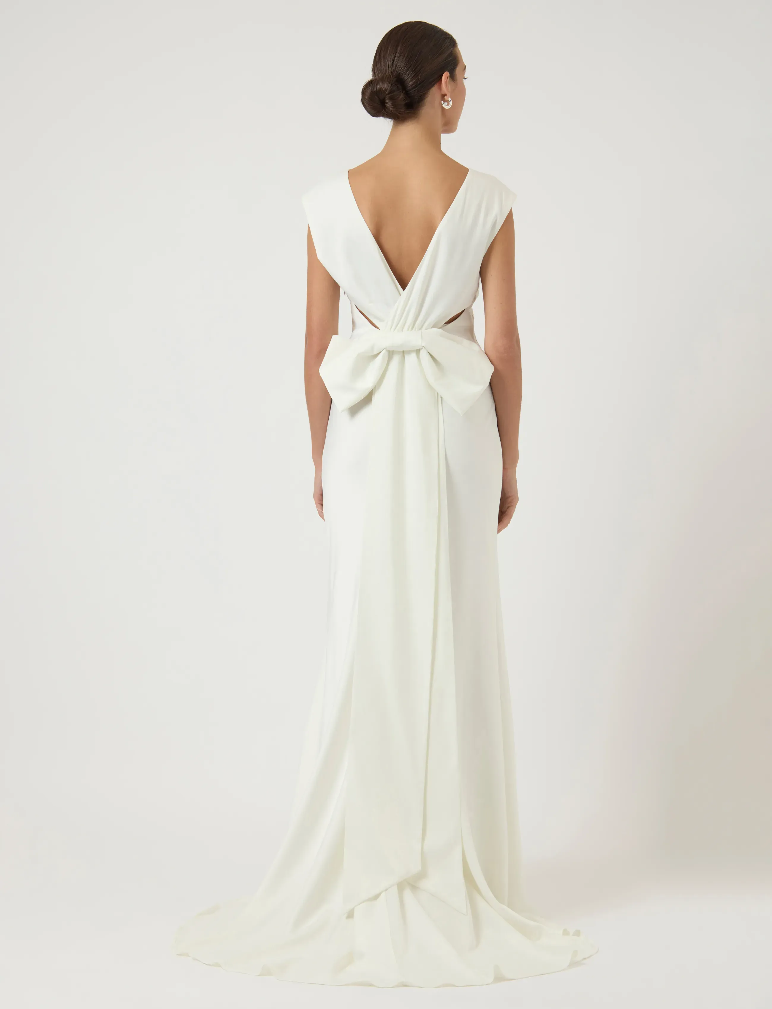 YAS - YASDOTTEA SS TRAIN DRESS S. - CELEB - wedding dresses - gardenia - 3