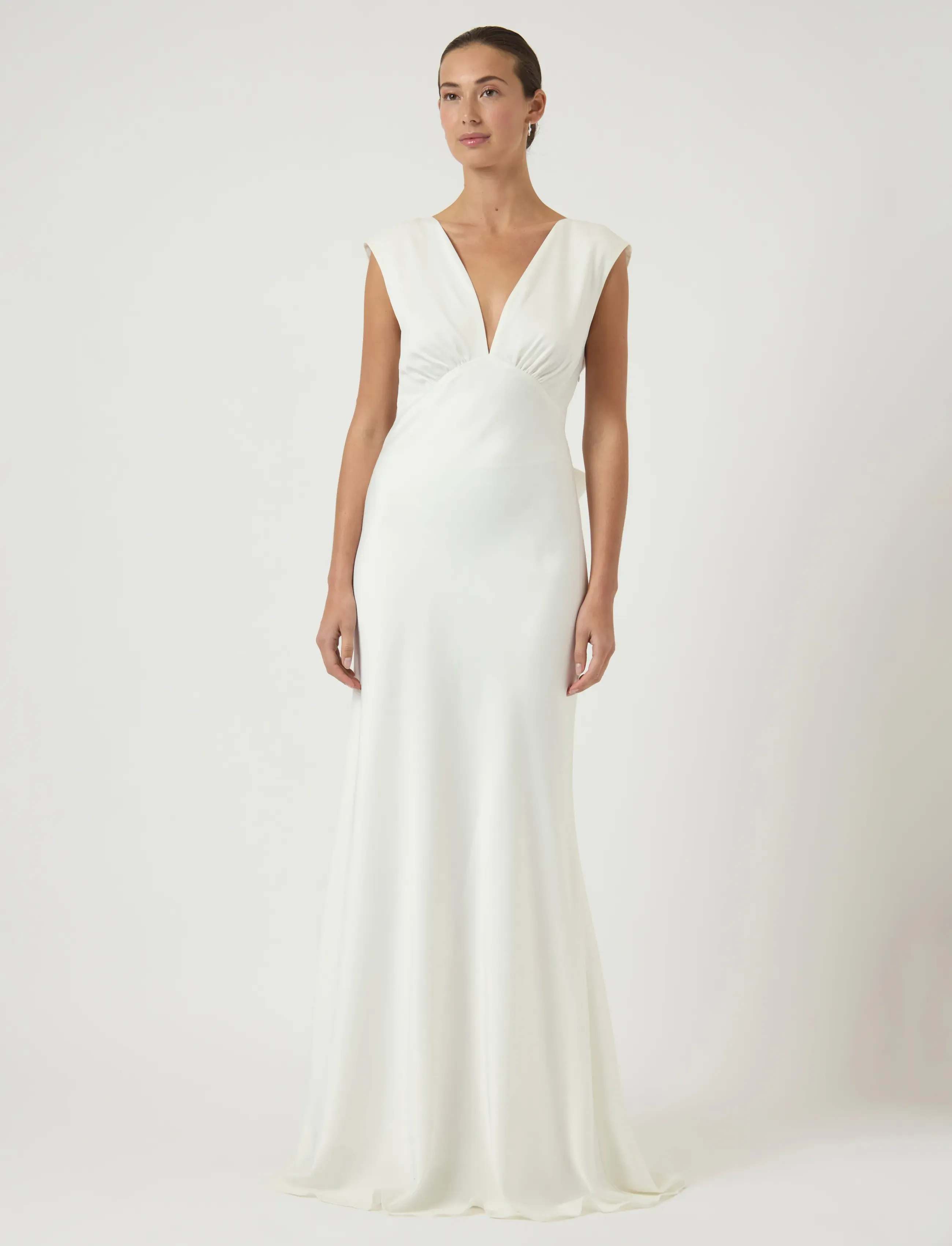 YAS - YASDOTTEA SS TRAIN DRESS S. - CELEB - brautkleider - gardenia - 5