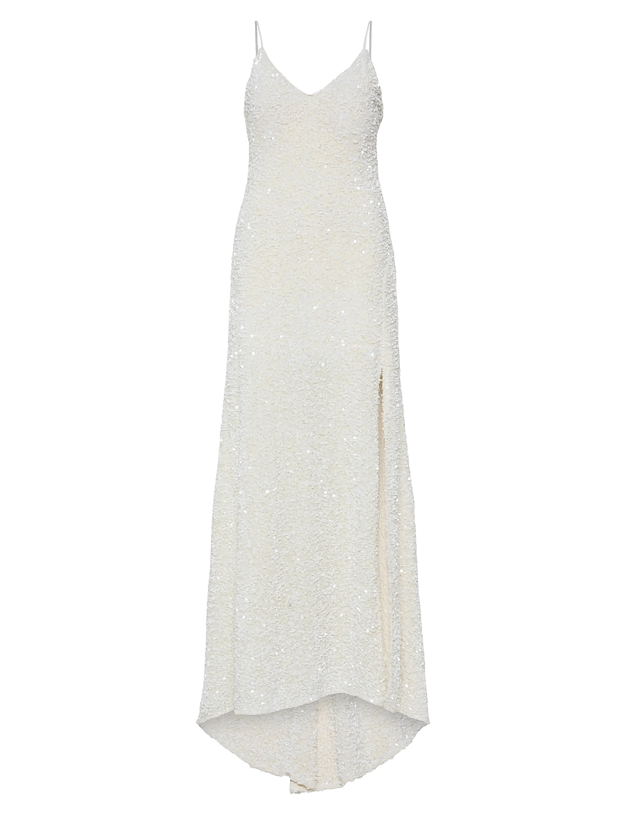 YAS - YASMIRA STRAP TRAIN DRESS - CELEB - gardenia - 0