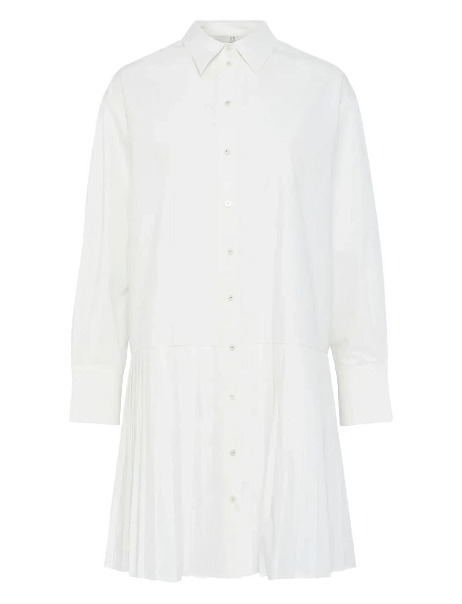 YAS - YASELLI LS SHIRT DRESS S. NOOS - konfirmation - star white - 1