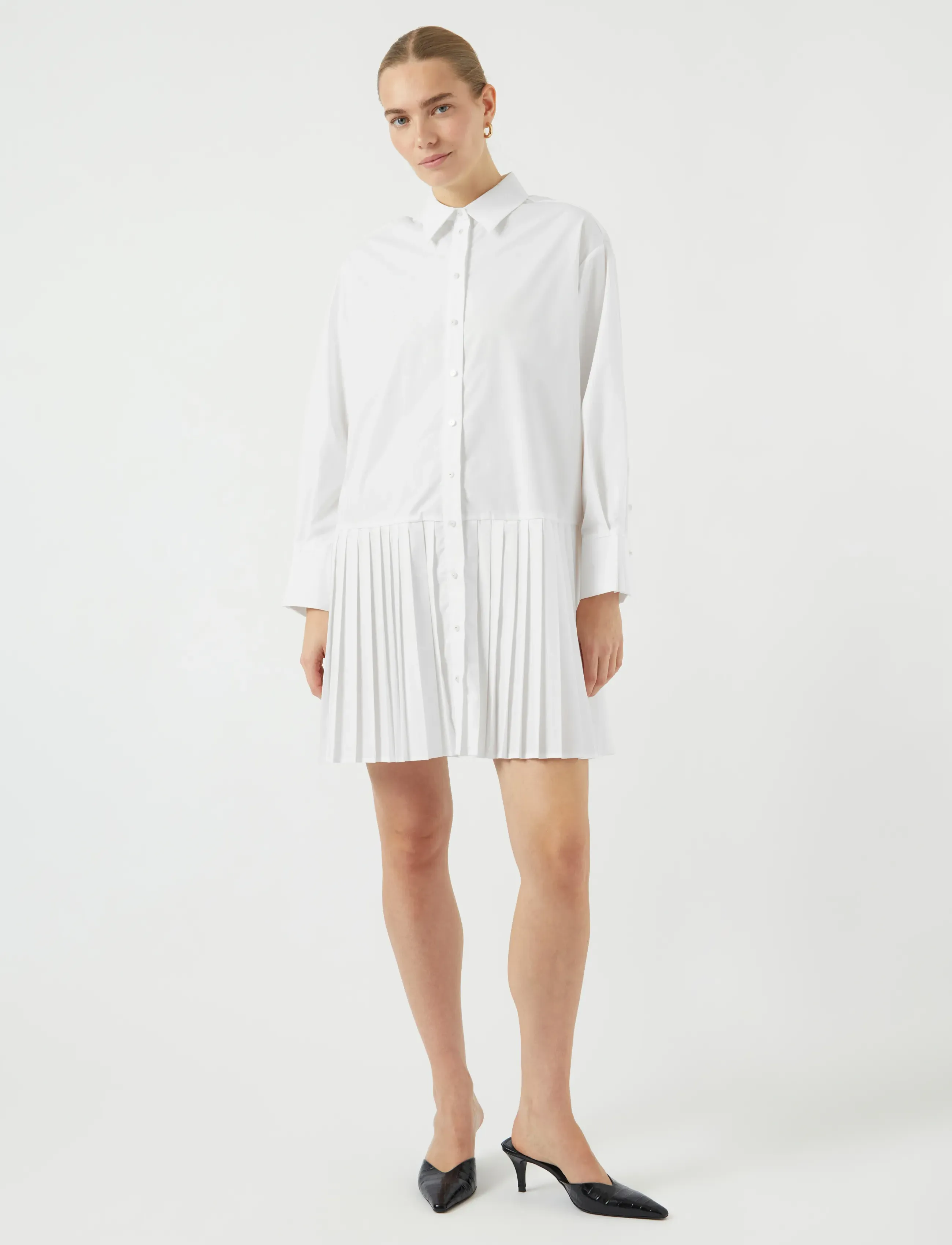 YAS - YASELLI LS SHIRT DRESS S. NOOS - confirmation - star white - 4
