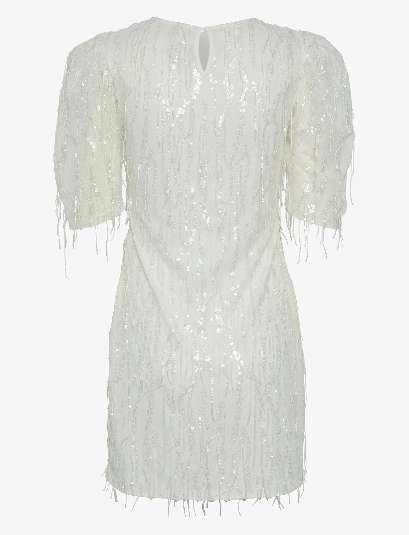 YAS - YASBOLINA 2/4 SHORT DRESS - CELEB - sequin dresses - star white - 1