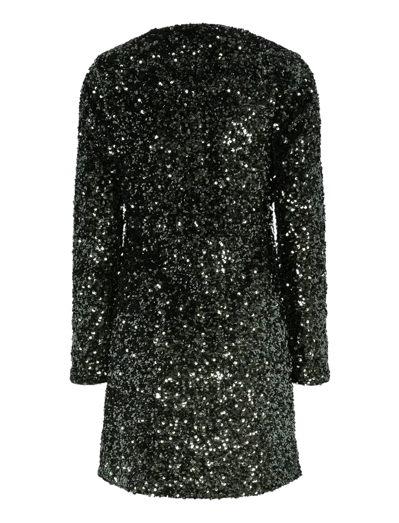 YAS - YASELLE LS WRAP DRESS - SHOW - paillettenkleider - rosin - 1