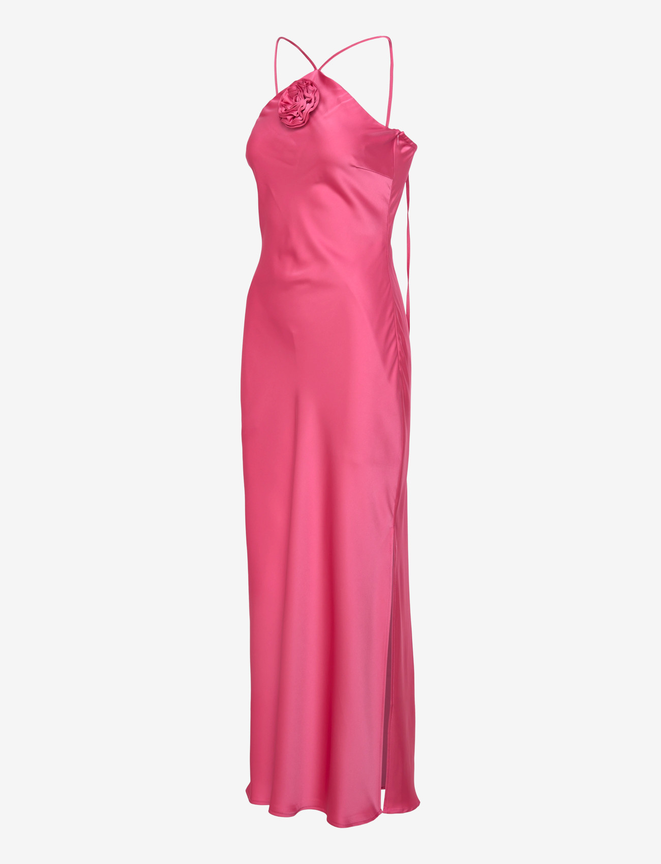 YAS - YASROSIVIA HALTERNECK LONG DRESS S. - BM - abendkleider - hot pink - 2