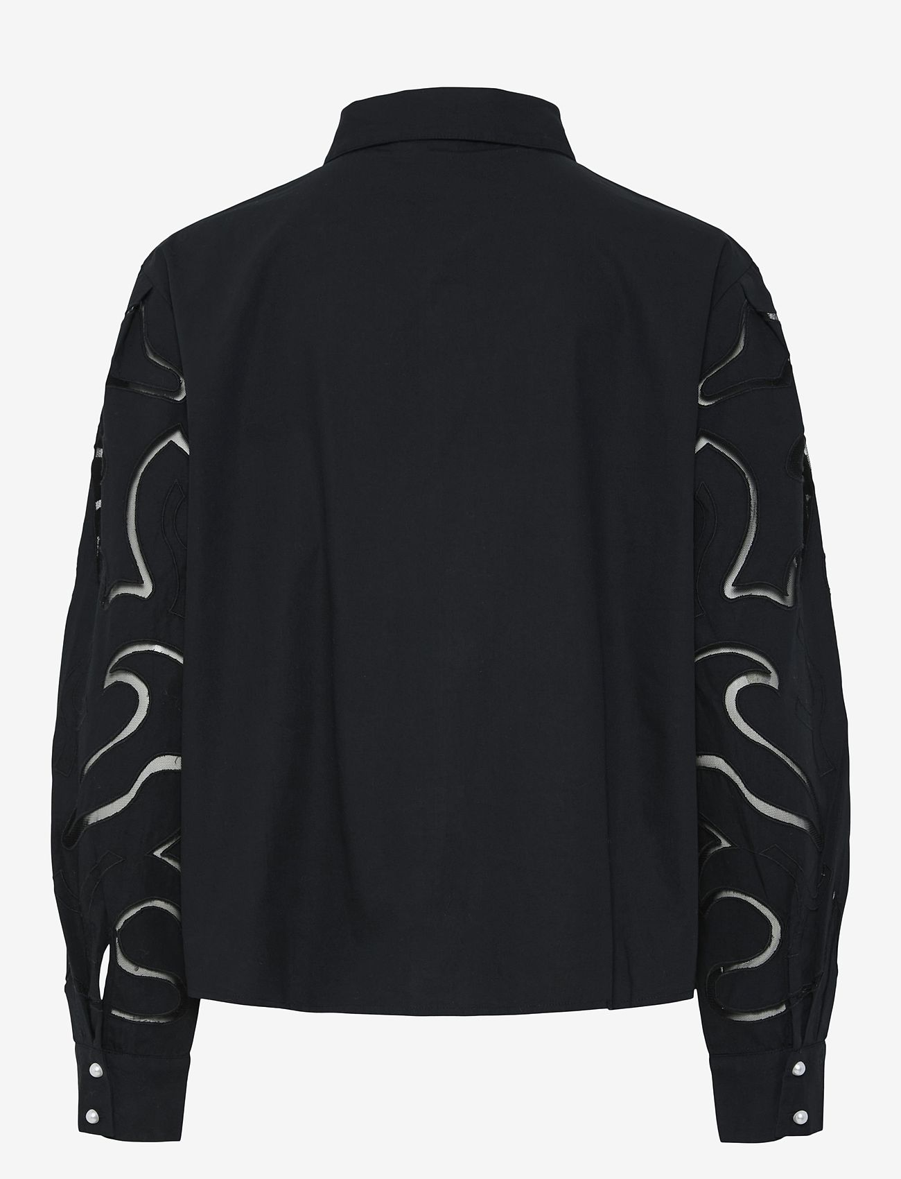YAS - YASTERENA LS SHIRT S. - langærmede skjorter - black - 2
