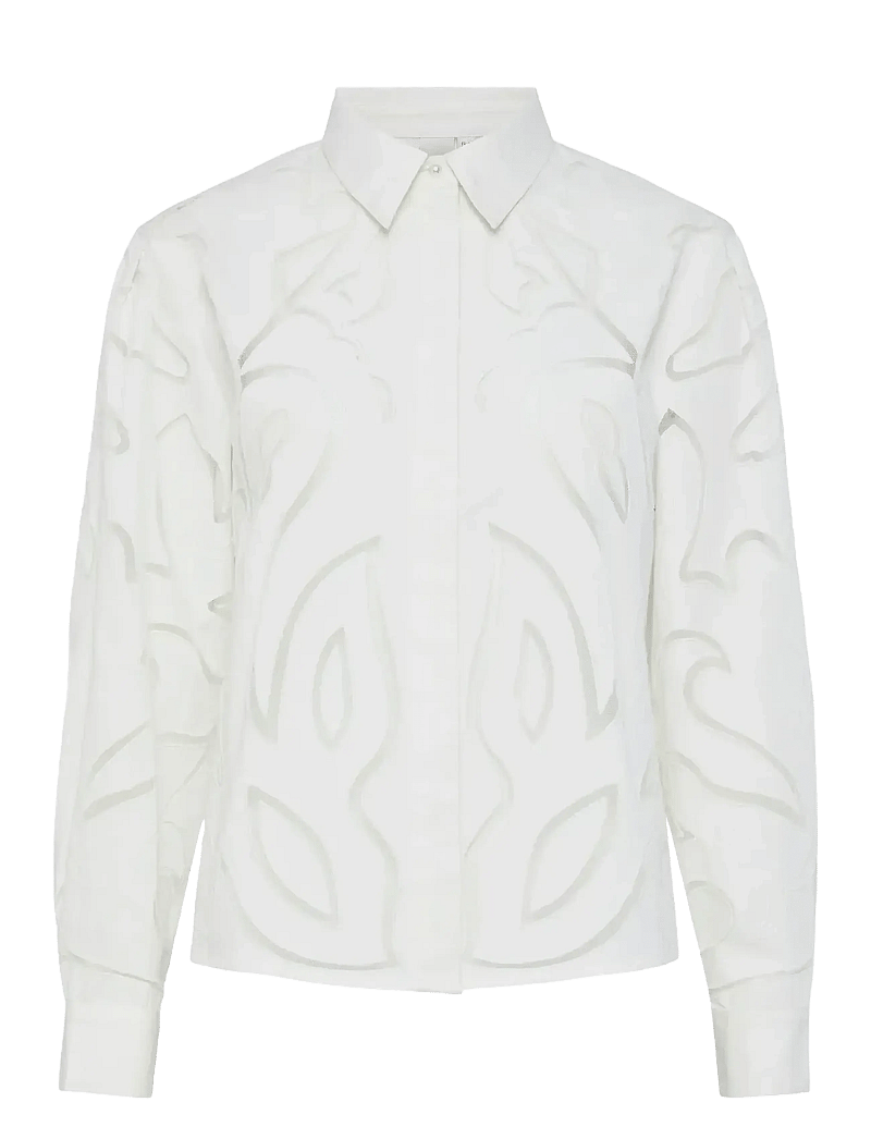 YAS - YASTERENA LS SHIRT S. - langärmlige hemden - star white - 1