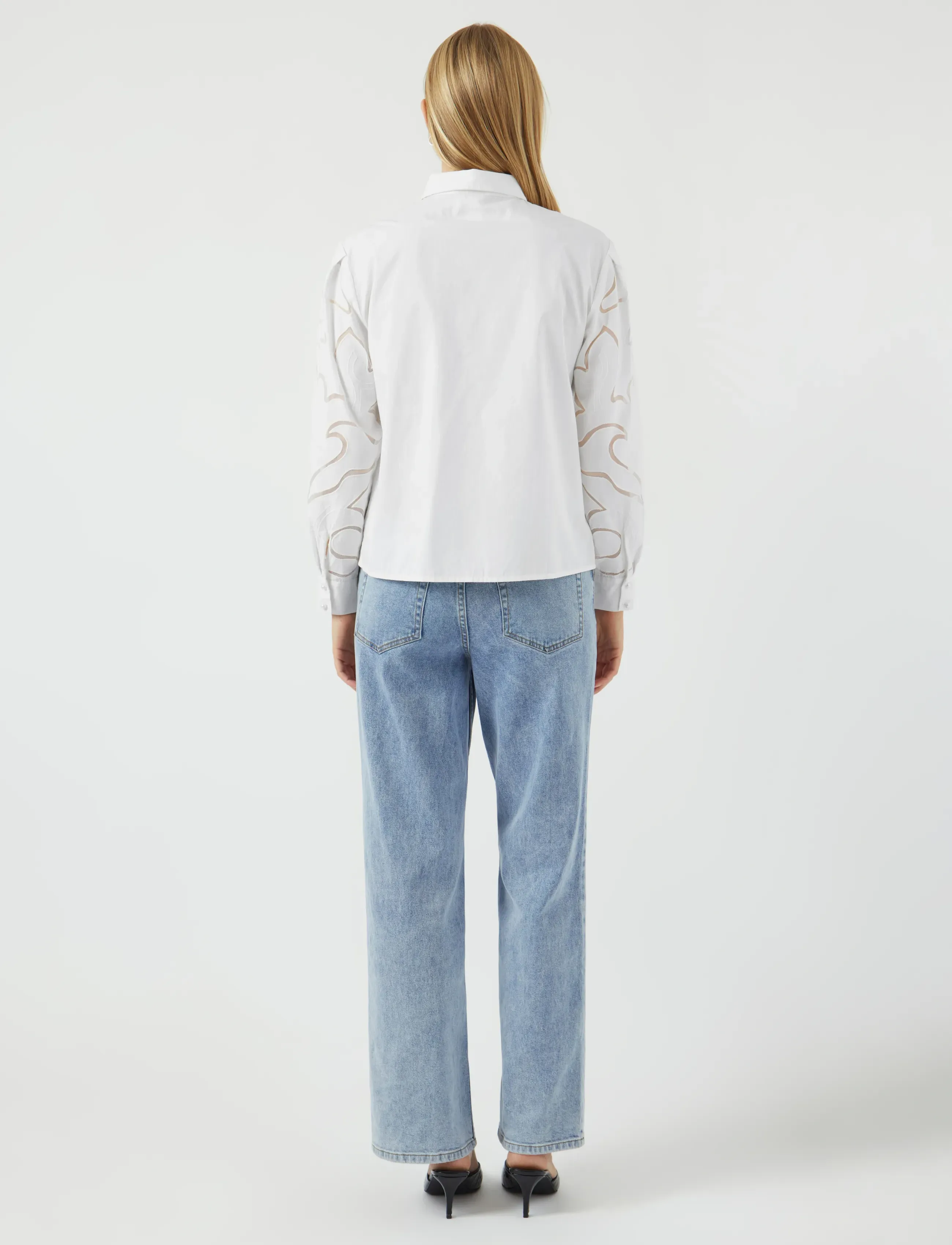 YAS - YASTERENA LS SHIRT S. - langärmlige hemden - star white - 3