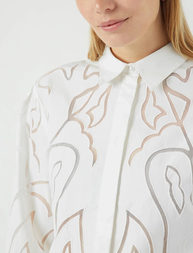 YAS - YASTERENA LS SHIRT S. - langärmlige hemden - star white - 5