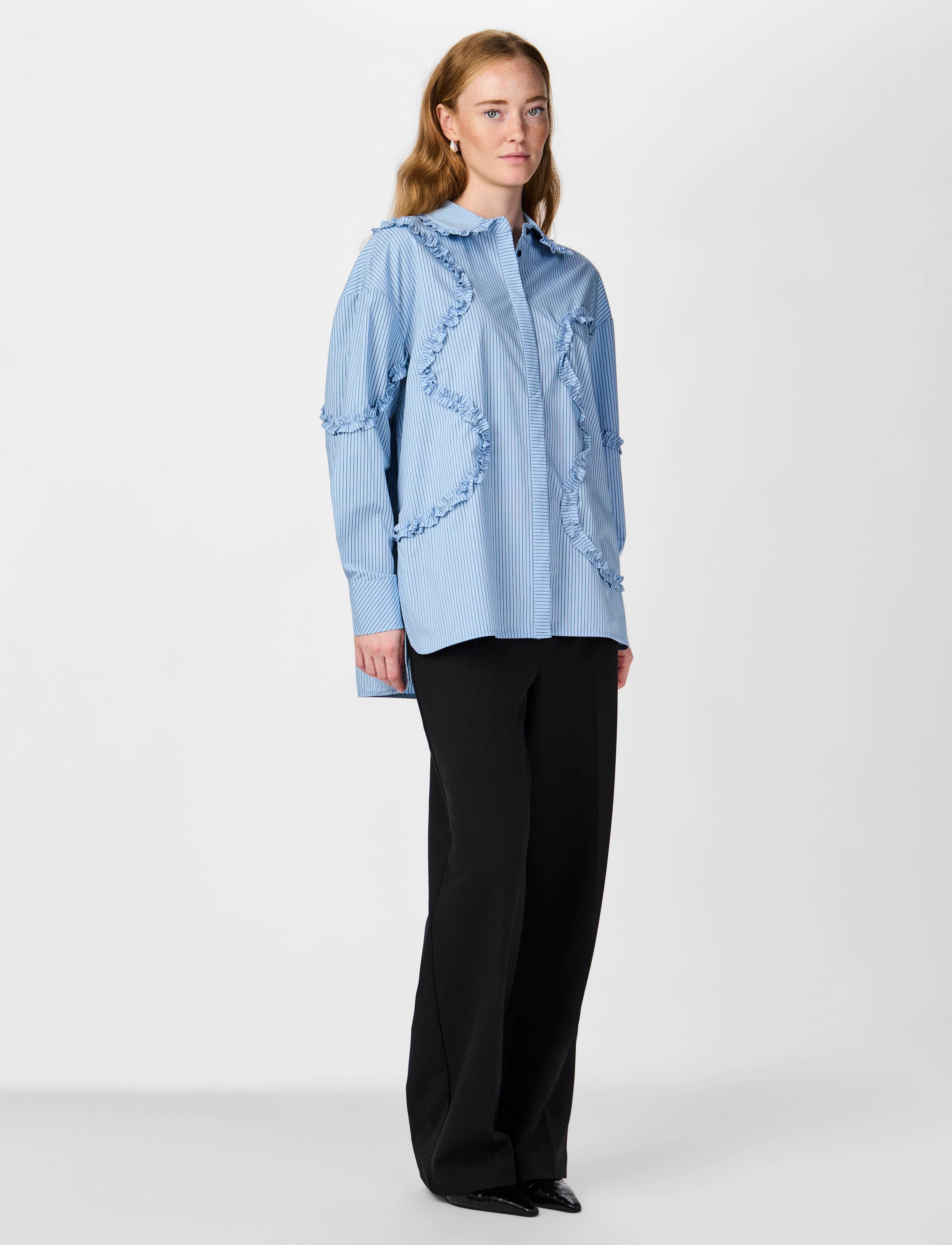 YAS - YASYERA LS SHIRT - overhemden met lange mouwen - clear sky - 5