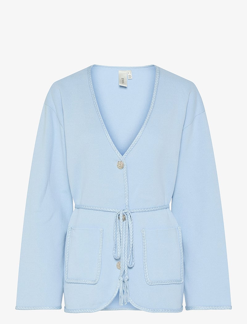 YAS - YASBREMA LS KNIT CARDIGAN - cardigans - clear sky - 1