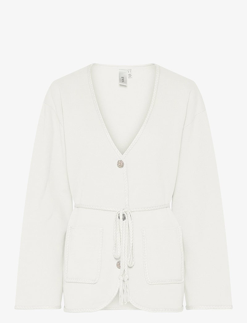 YAS - YASBREMA LS KNIT CARDIGAN - cardigans - star white - 0