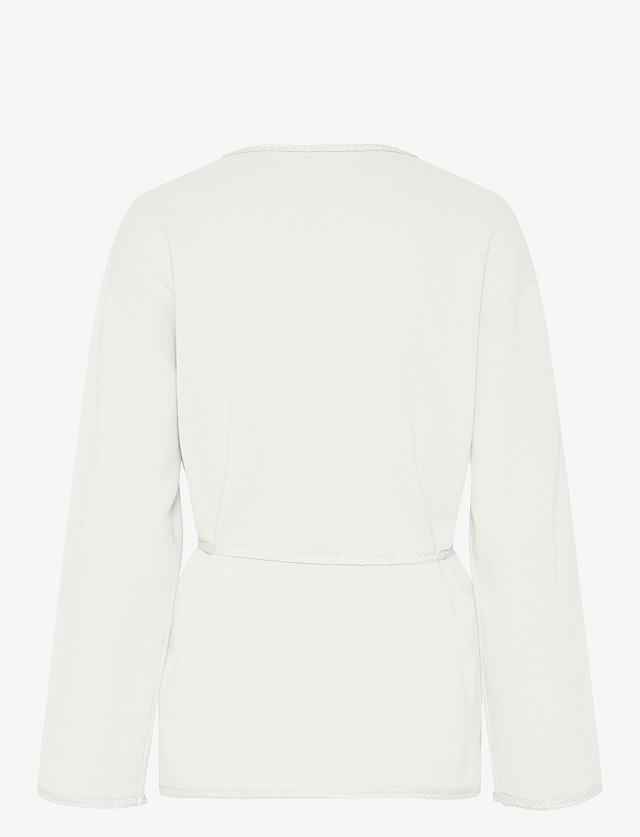 YAS - YASBREMA LS KNIT CARDIGAN - cardigans - star white - 1