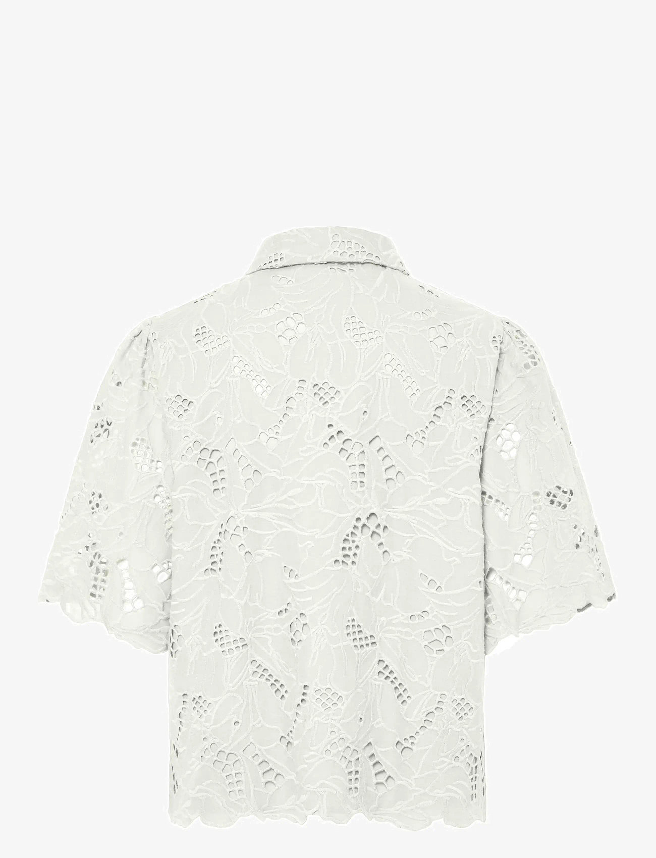 YAS - YASSAGGA 2/4 SHIRT - kurzärmlige hemden - star white - 1