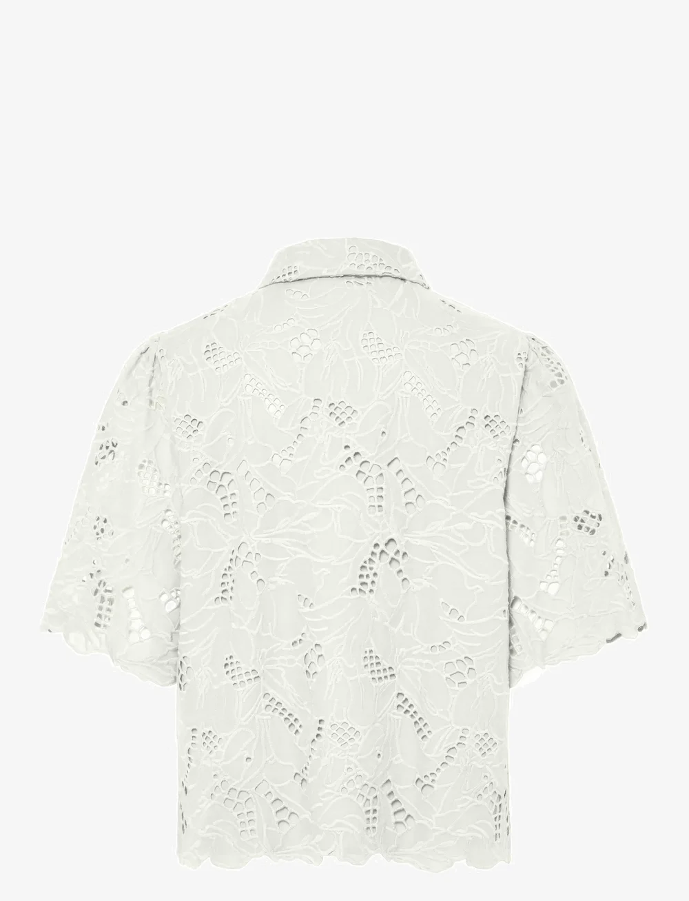 YAS - YASSAGGA 2/4 SHIRT - kurzärmlige hemden - star white - 1