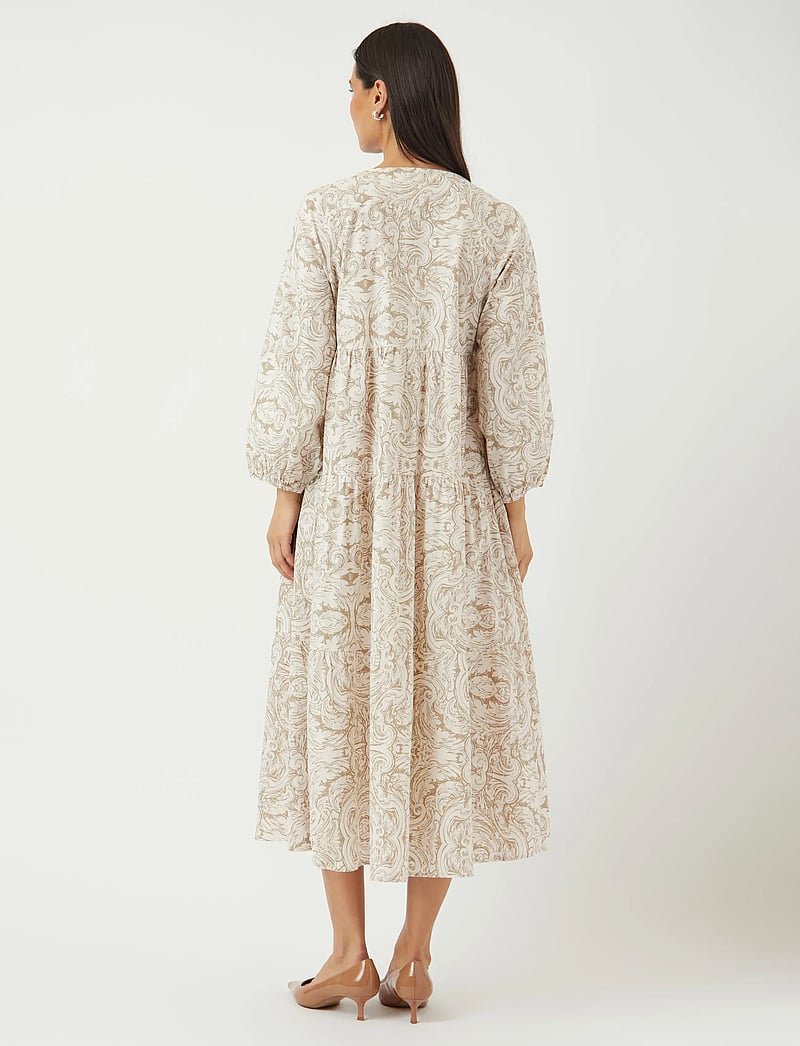 YAS - YASARA 3/4 LONG DRESS S. - sommarklänningar - silver sage - 3