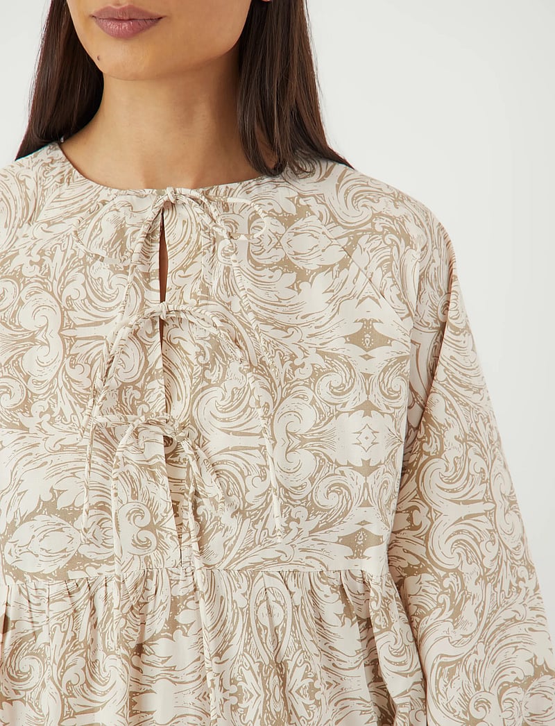 YAS - YASARA 3/4 LONG DRESS S. - sommarklänningar - silver sage - 5