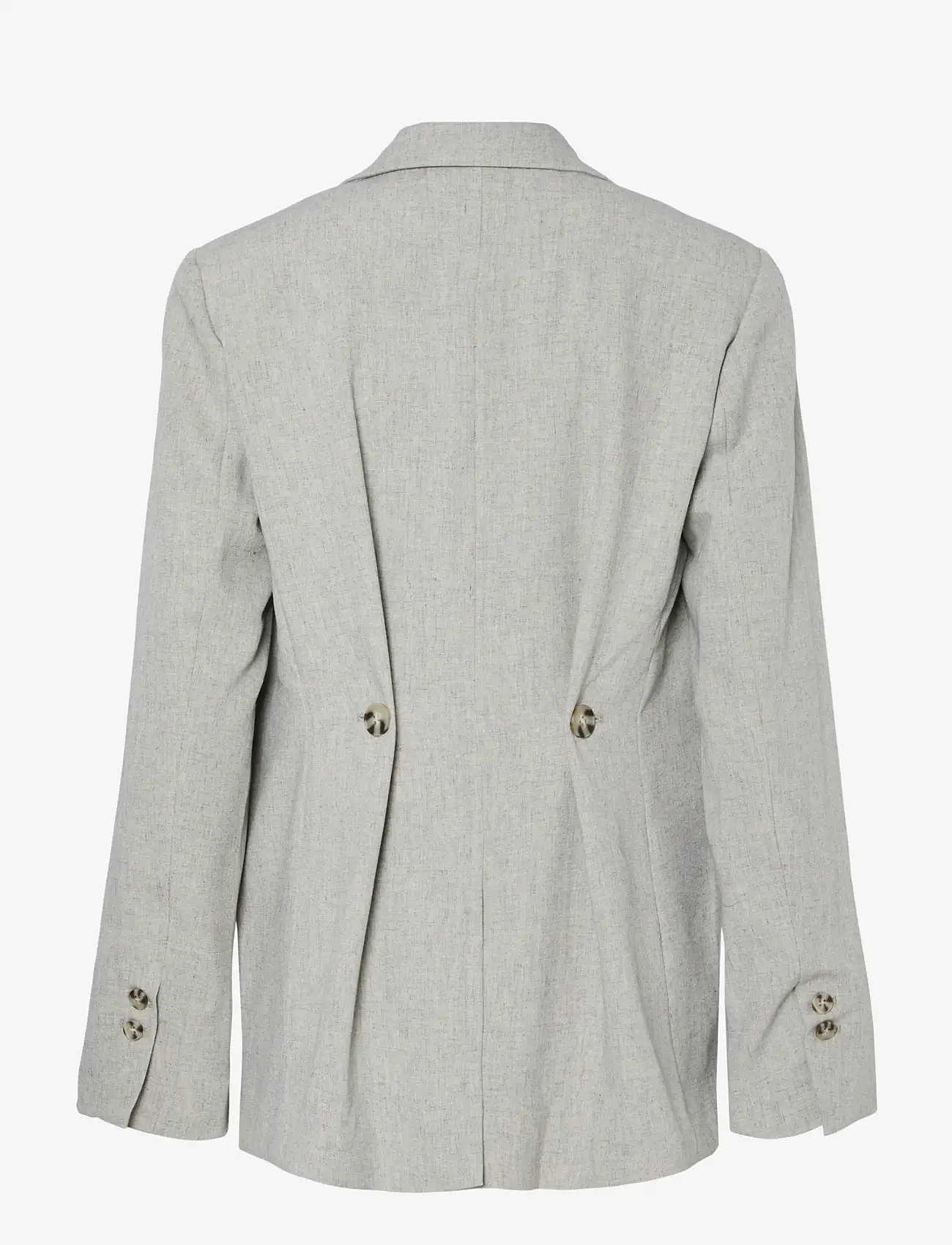 YAS - YASRIU LS BLAZER S. NOOS - Ühes joones nööpidega bleiserid - light grey melange - 2