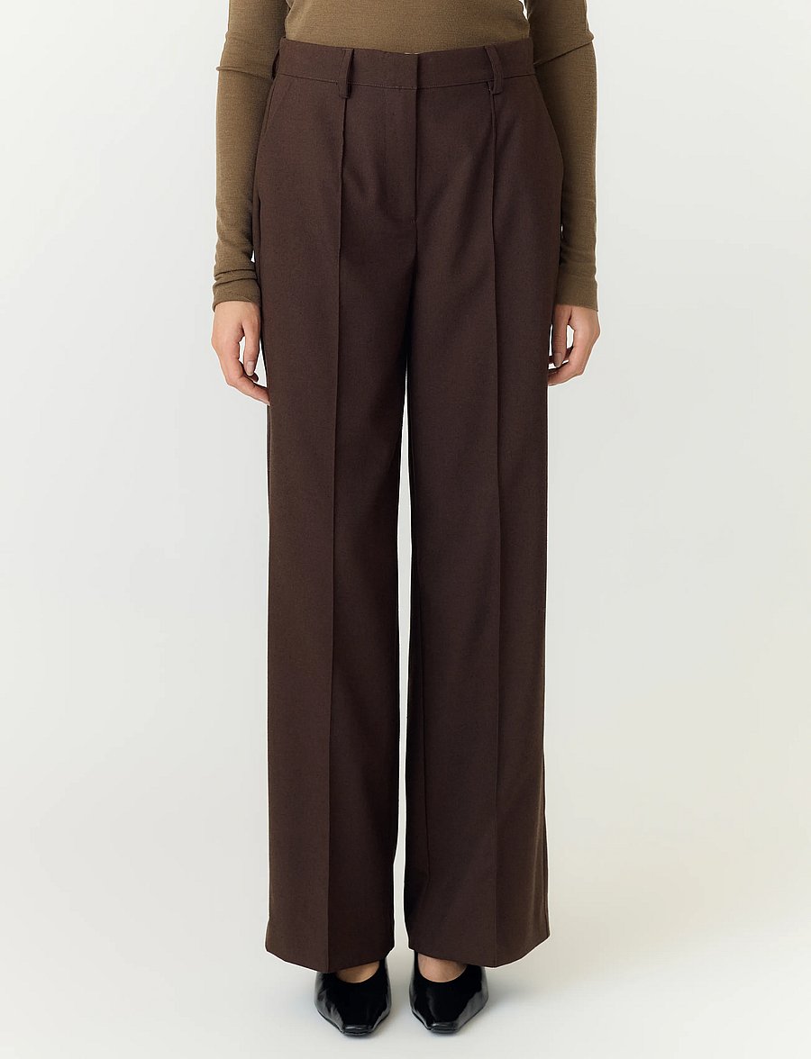 YAS - YASRIU HMW PANT S. NOOS - anzugshosen - coffee bean - 0