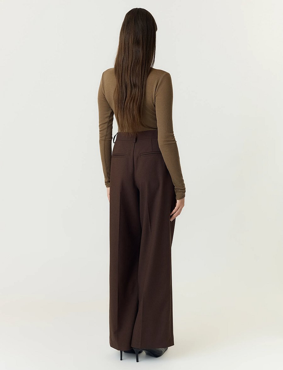 YAS - YASRIU HMW PANT S. NOOS - anzugshosen - coffee bean - 3