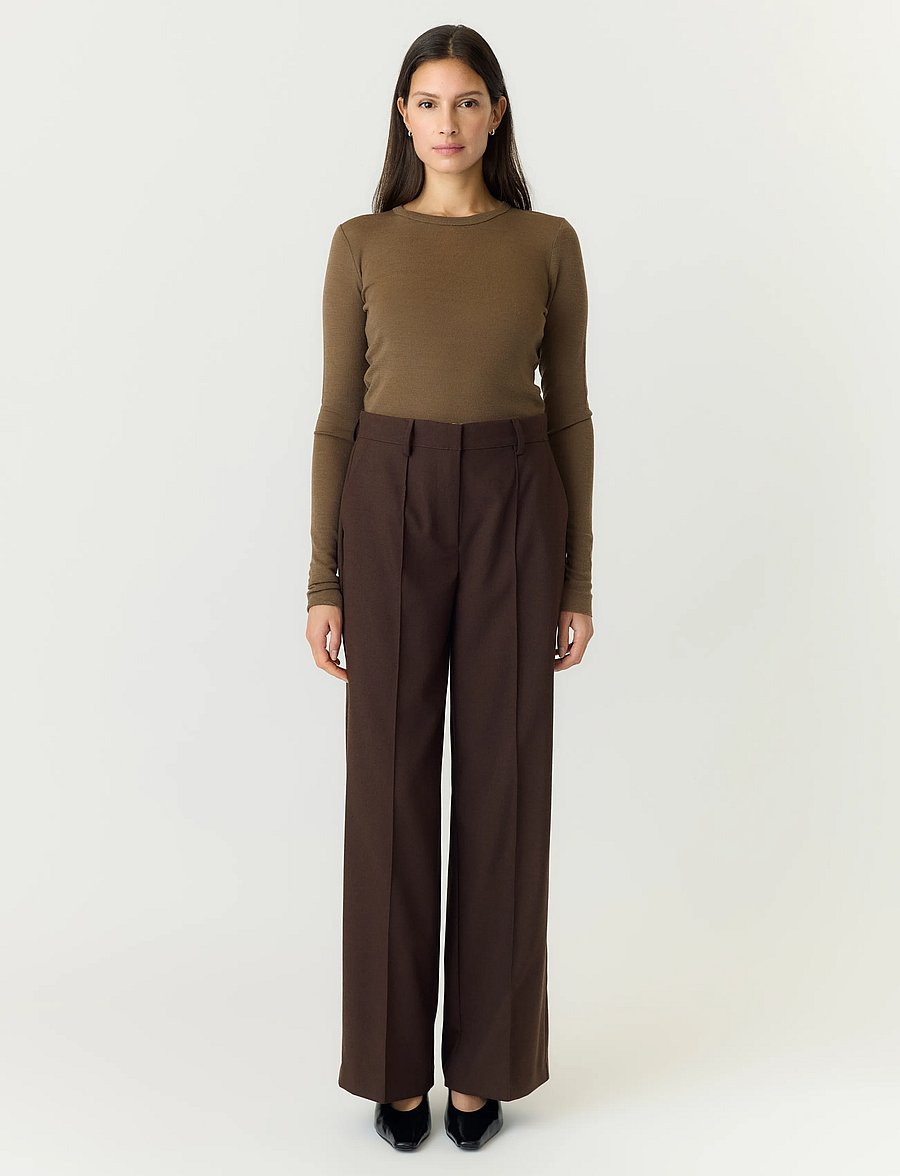 YAS - YASRIU HMW PANT S. NOOS - anzugshosen - coffee bean - 4