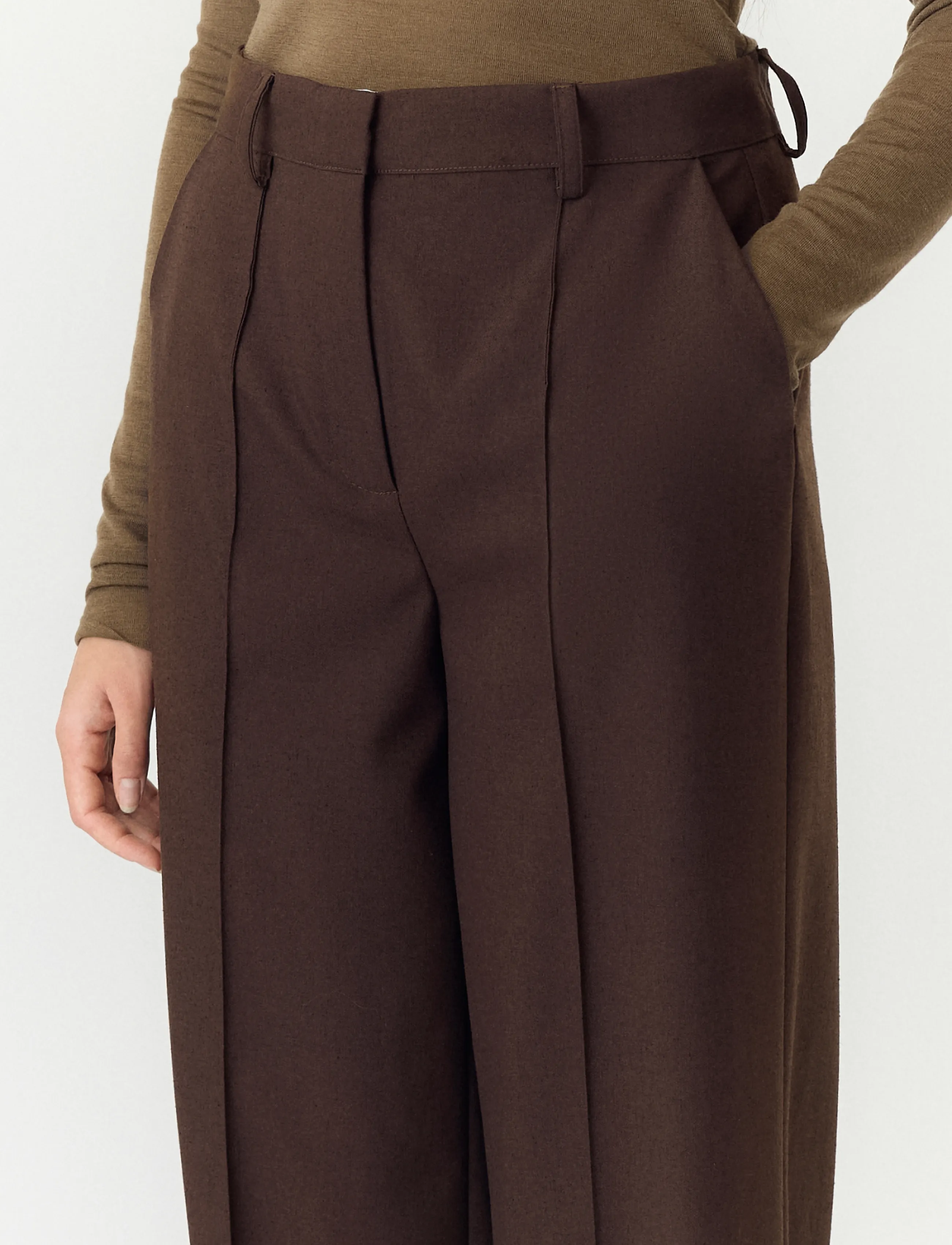 YAS - YASRIU HMW PANT S. NOOS - pidulikud püksid - coffee bean - 5
