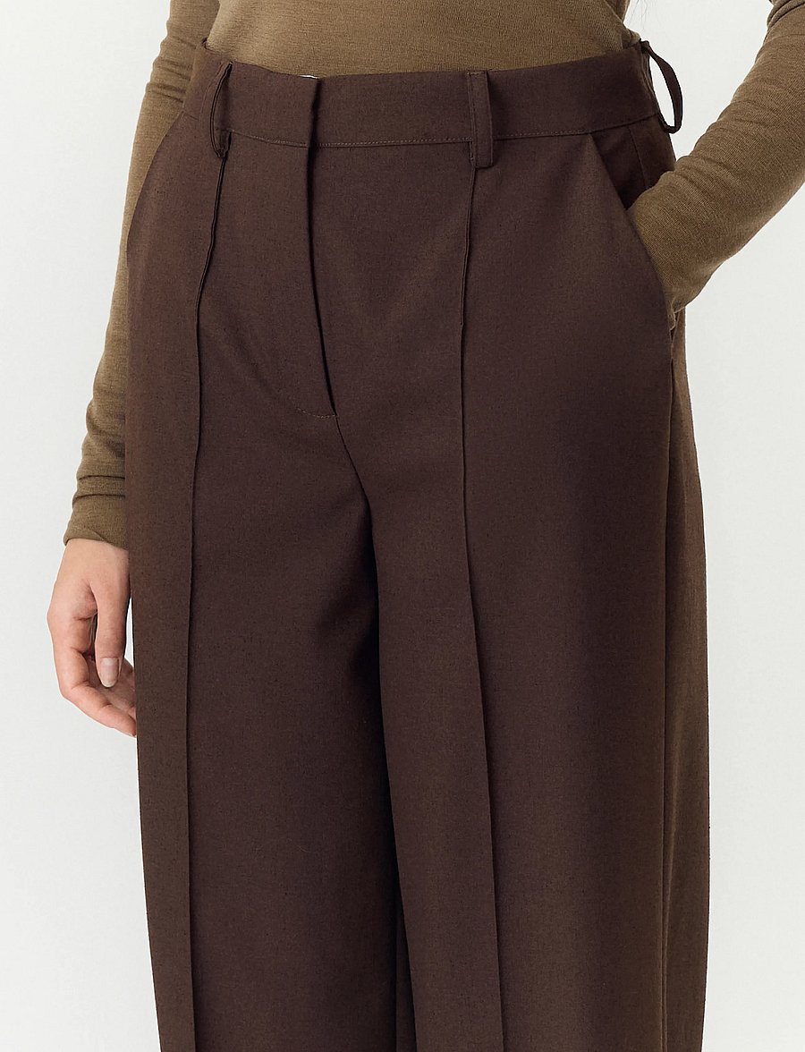 YAS - YASRIU HMW PANT S. NOOS - anzugshosen - coffee bean - 5