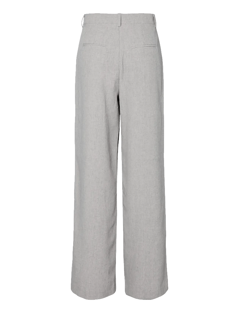 YAS - YASRIU HMW PANT S. NOOS - kostymbyxor - light grey melange - 2