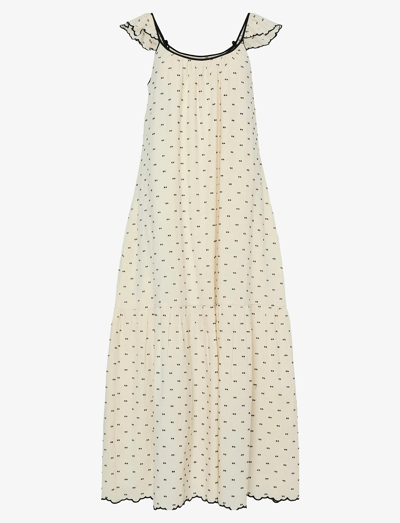 YAS - YASDOBBY SL ANKLE DRESS - sommerkleider - gardenia - 0