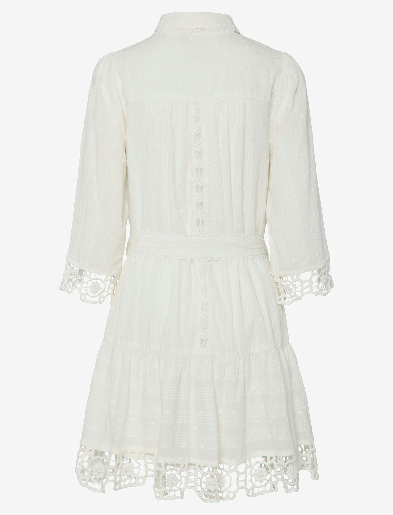 YAS - YASTHIA 3/4 SHIRT DRESS S. - konfirmatsioon - star white - 1