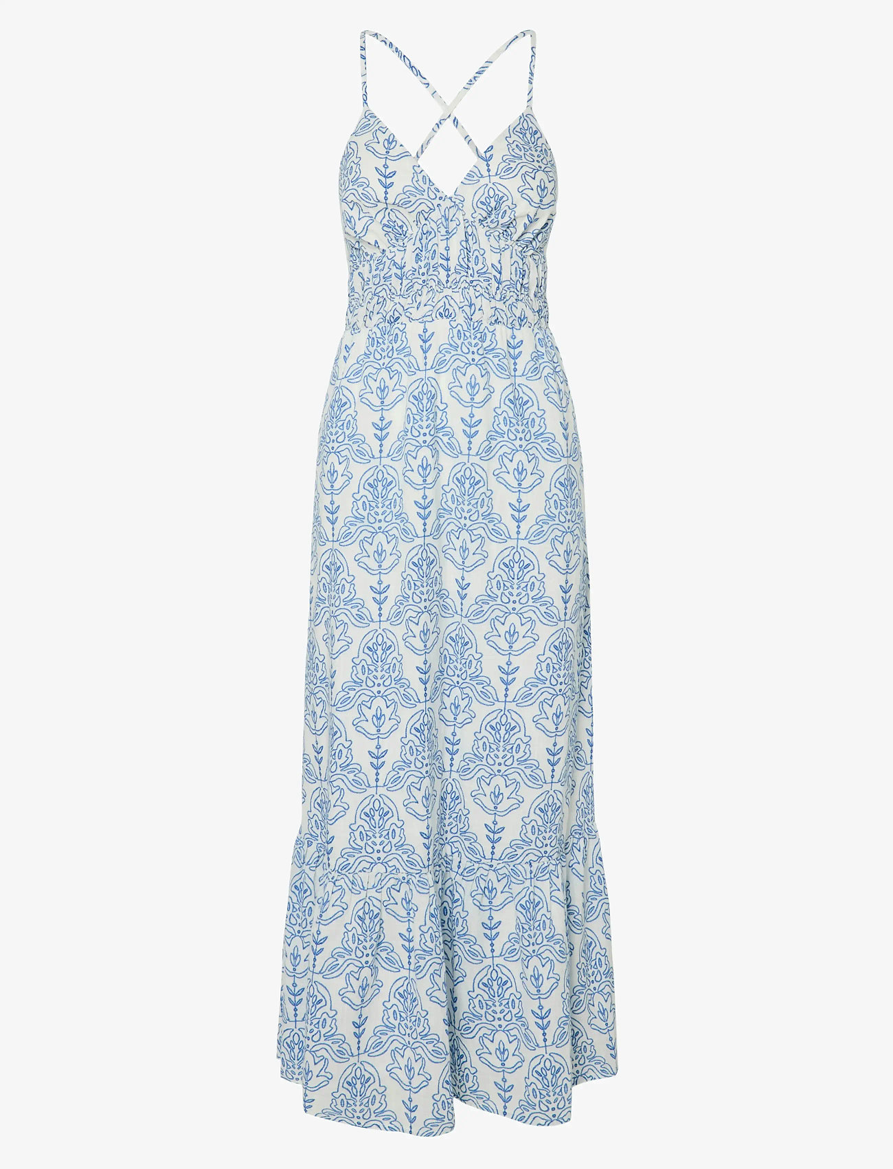 YAS - YASCINNI SL ANKLE DRESS S. - sommerkjoler - star white - 0