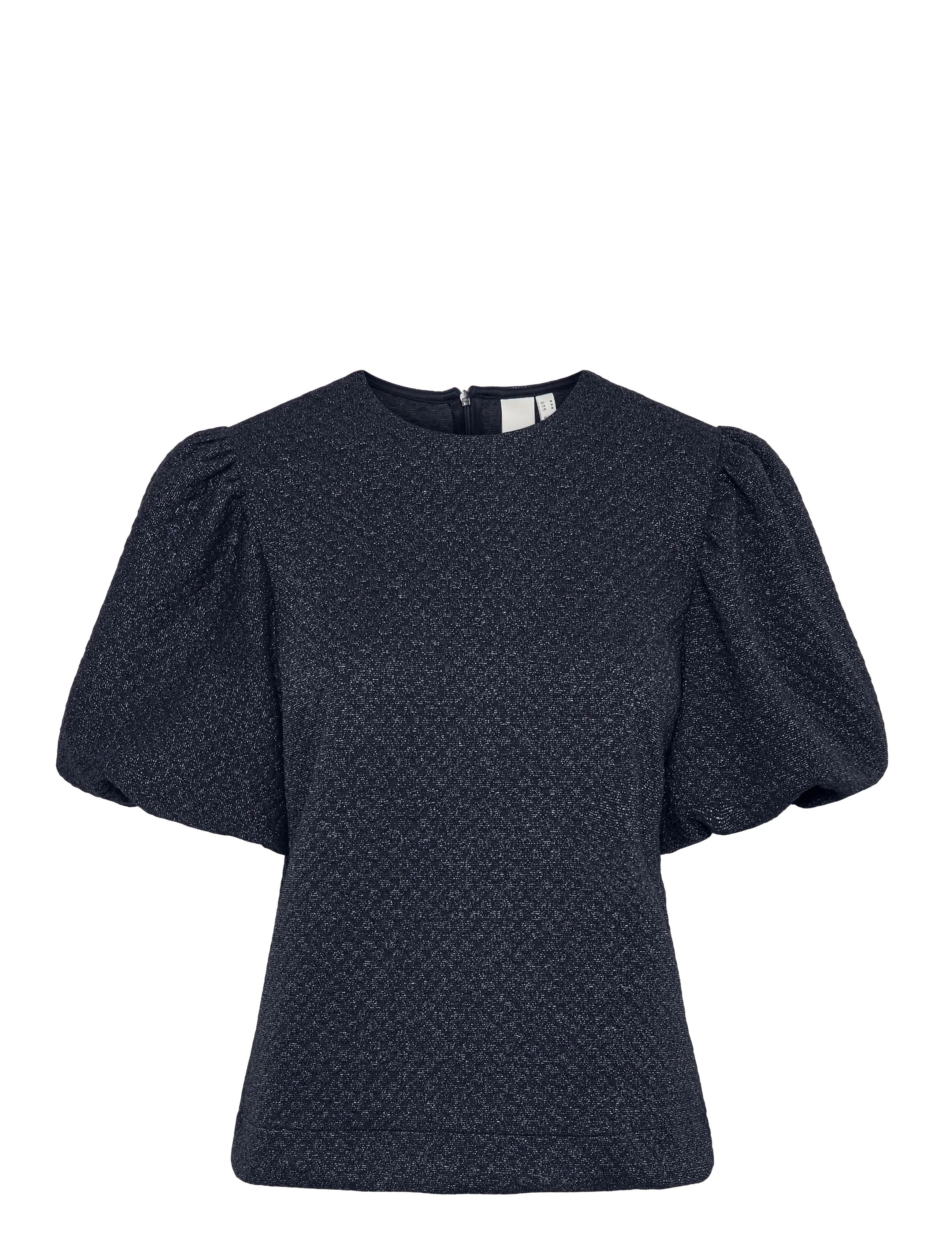 YAS YASCASA 2/4 GLITTER TOP - EX - T-Shirts & Tops - NAVY BLAZER / navy