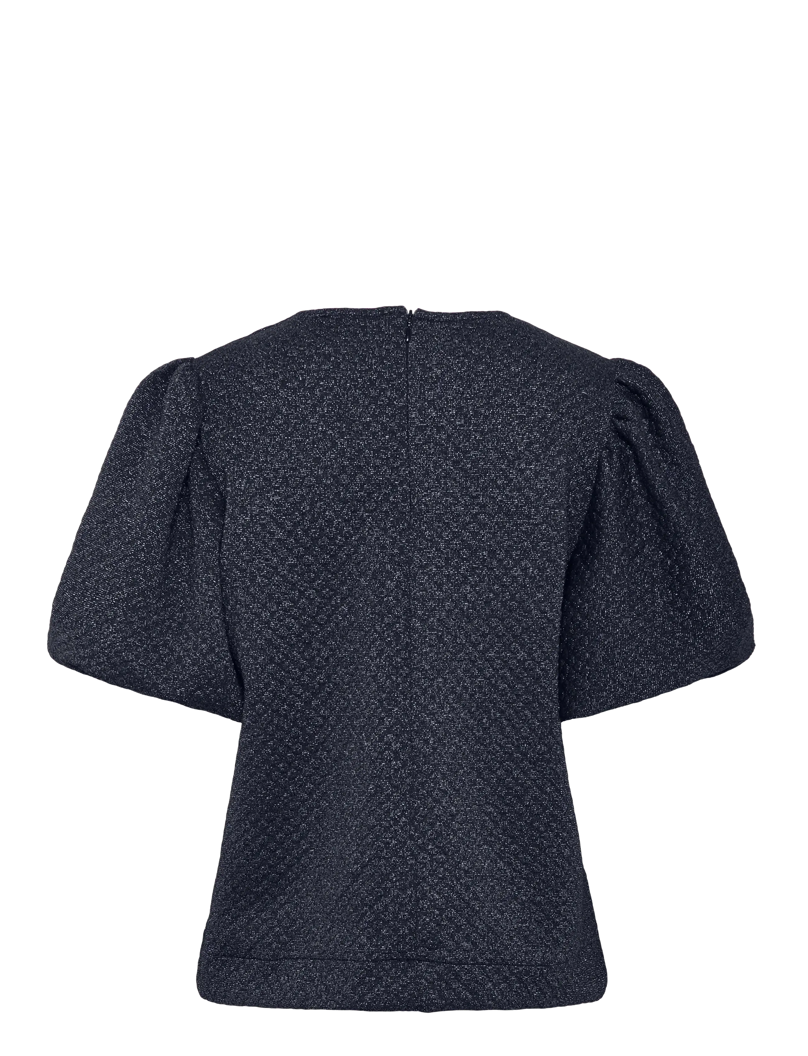YAS - YASCASA 2/4 GLITTER TOP - EX - t-shirts - navy blazer - 2