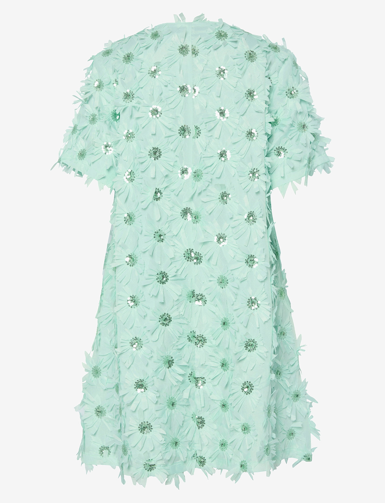 YAS - YASABELONE SS V-NECK DRESS - D2D - partykleider - mist green - 1