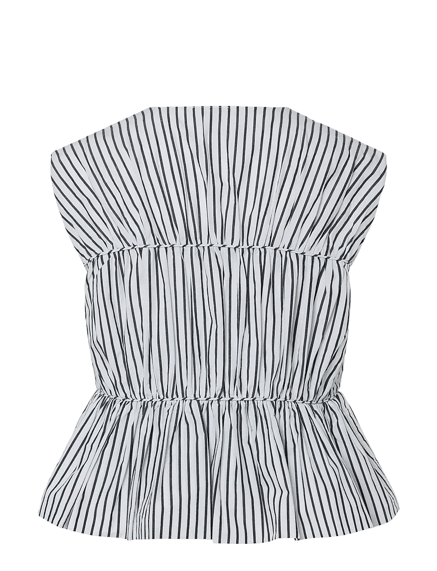 YAS - YASEBBA SL TOP S. - varrukateta topid - black - 2