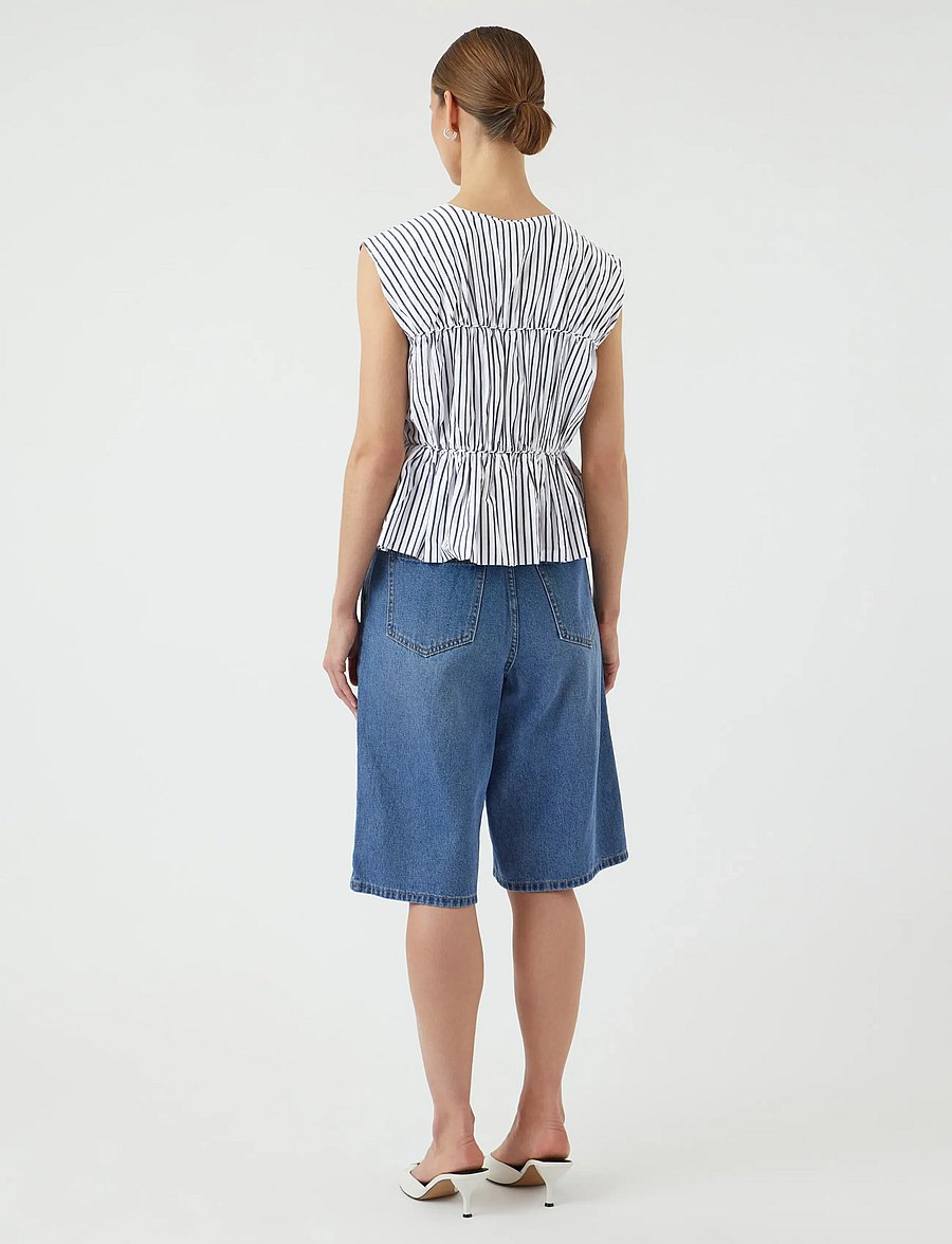 YAS - YASEBBA SL TOP S. - varrukateta topid - black - 3