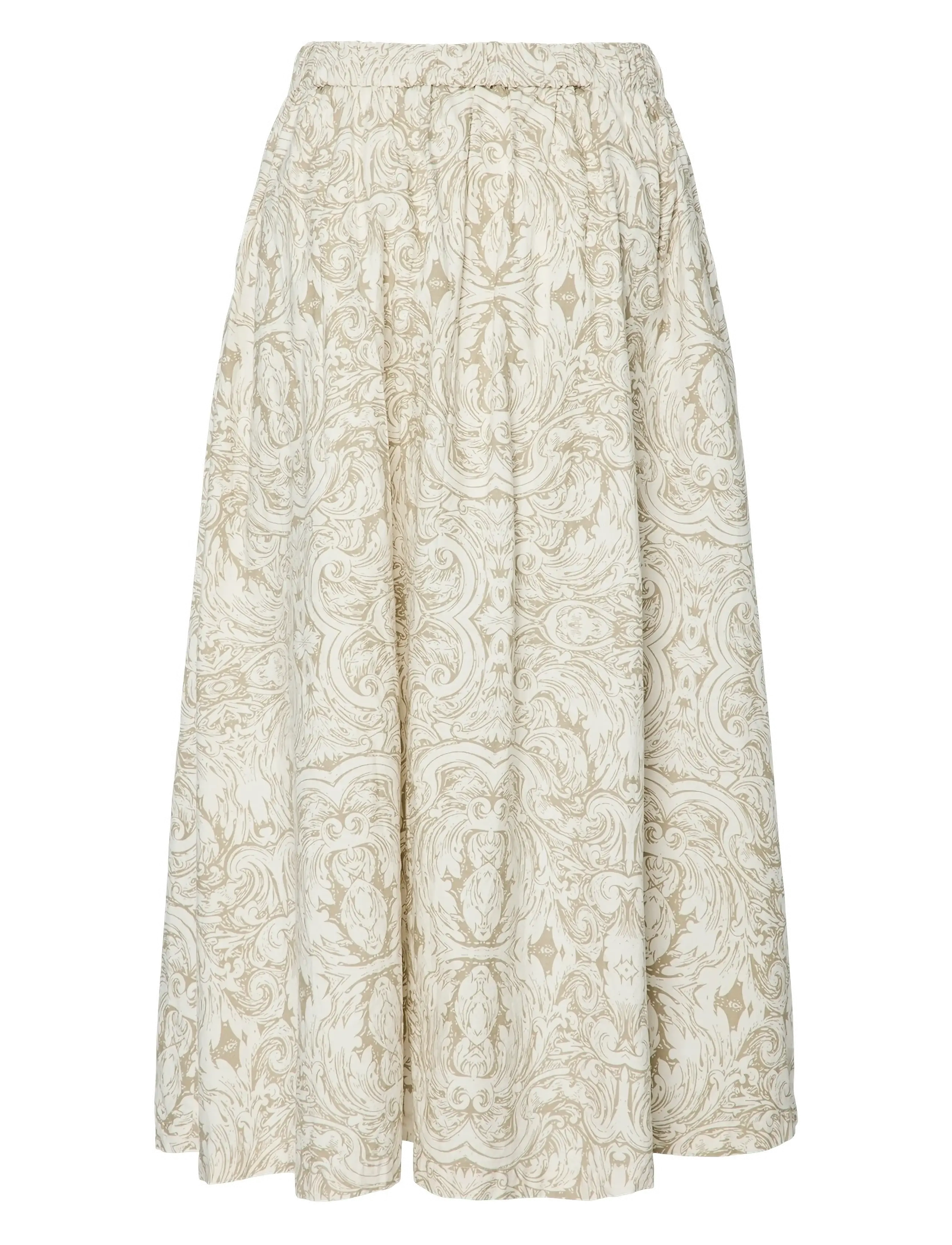 YAS - YASARA HW LONG SKIRT S. - midi-röcke - silver sage - 2