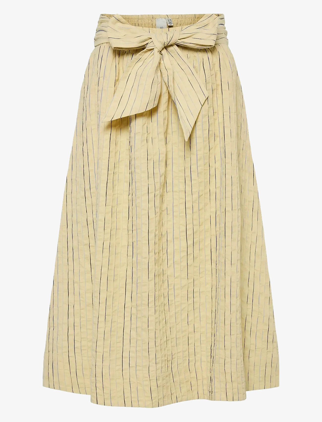 YAS - YASMELLOW HW LONG SKIRT S. - midi nederdele - french vanilla - 0