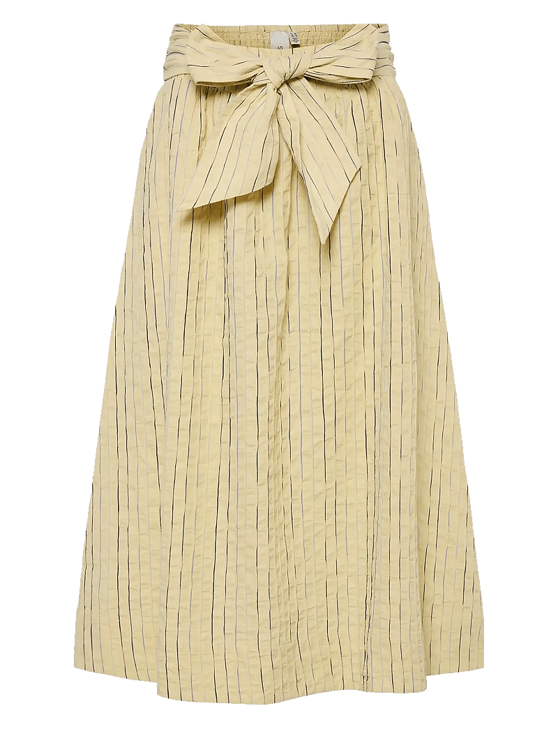 YAS - YASMELLOW HW LONG SKIRT S. - midi nederdele - french vanilla - 0