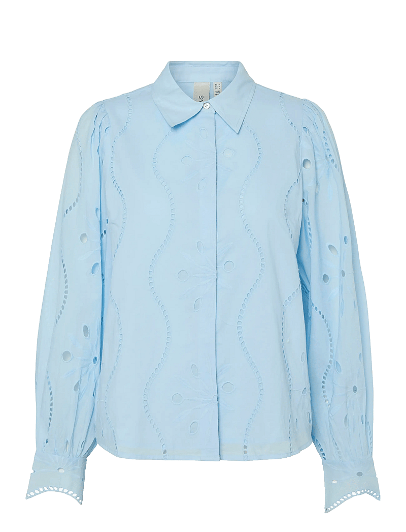 YAS - YASCERA LS SHIRT S. - langärmlige hemden - clear sky - 0