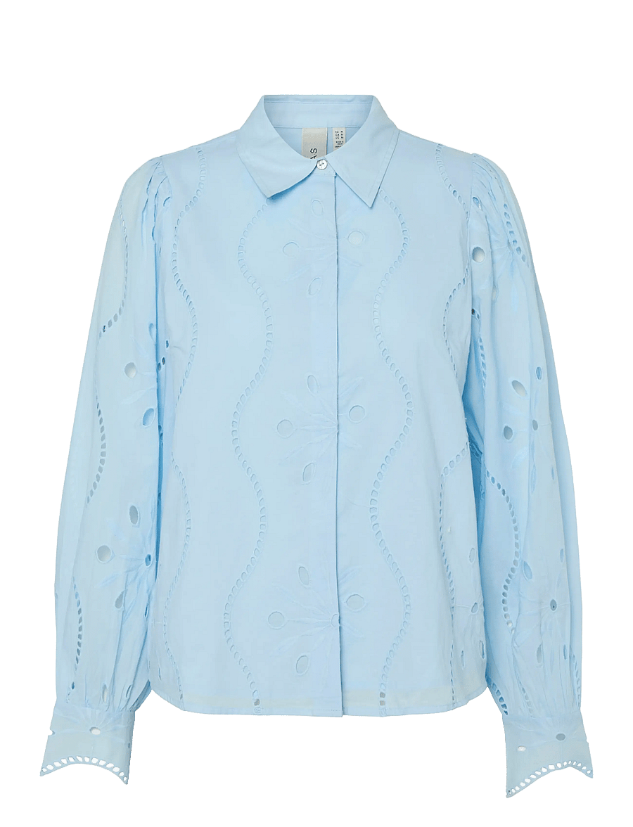 YAS - YASCERA LS SHIRT S. - langärmlige hemden - clear sky - 0
