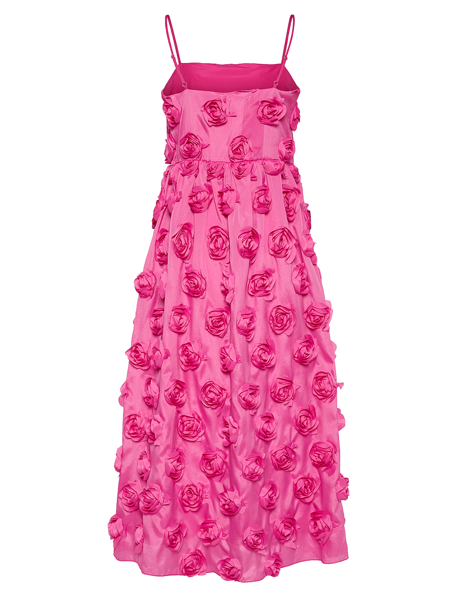 YAS - YASROSSIE STRAP MIDI DRESS - KA EVENT - special occasions - fuchsia fedora - 1