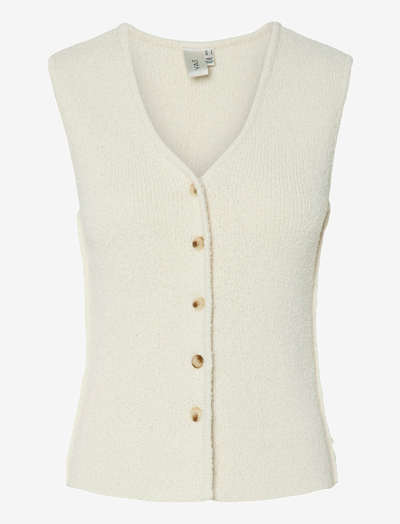 YAS - YASGALLY SL KNIT VEST S. - gestrickte westen - birch - 0