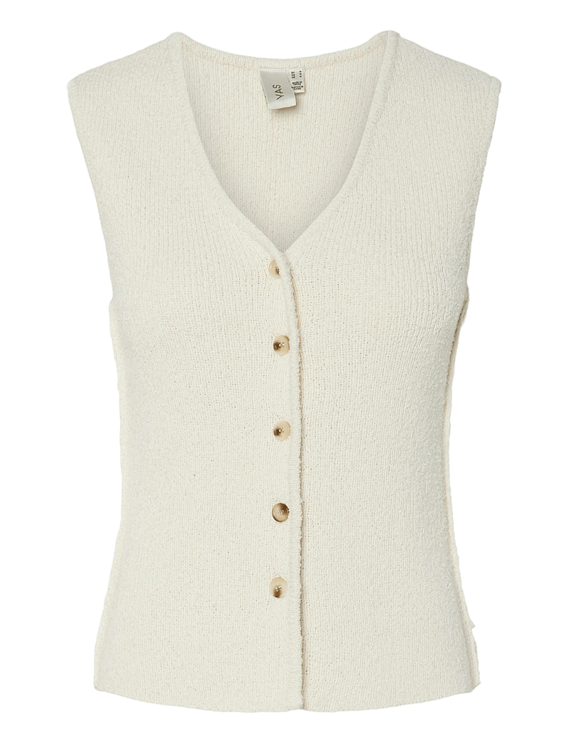 YAS - YASGALLY SL KNIT VEST S. - gestrickte westen - birch - 0
