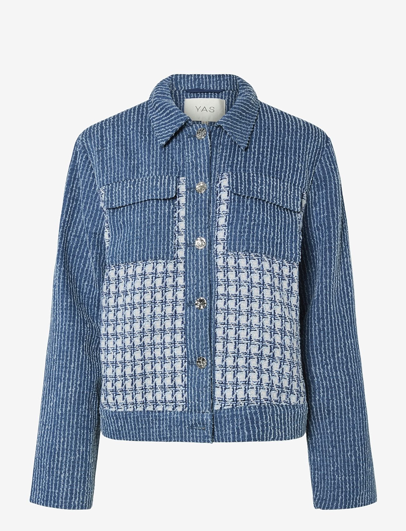 YAS - YASBERU LS JACKET - forårsjakker - dark blue denim - 0