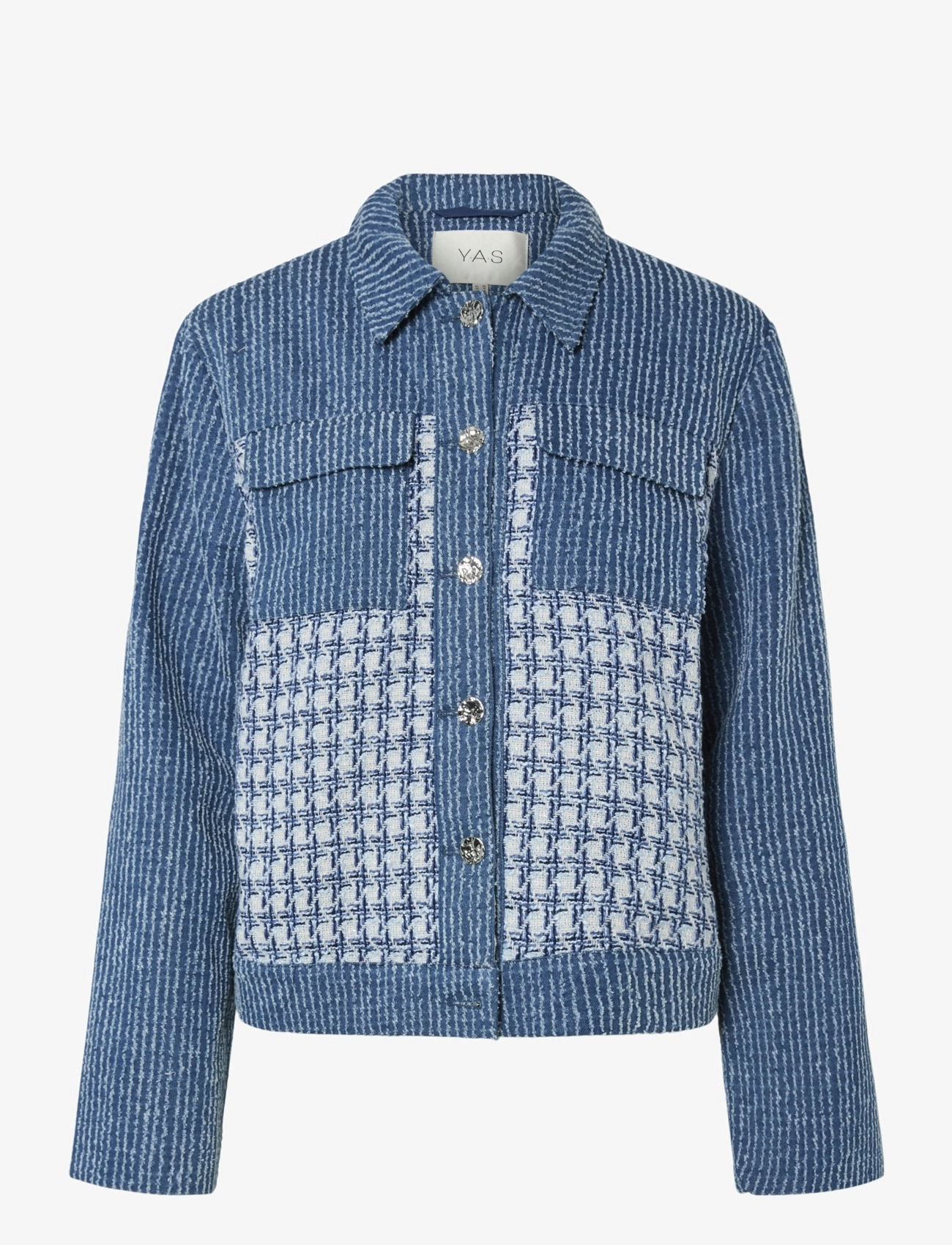 YAS YASBERU LS JACKET - Y.A.S - DARK BLUE DENIM / blue