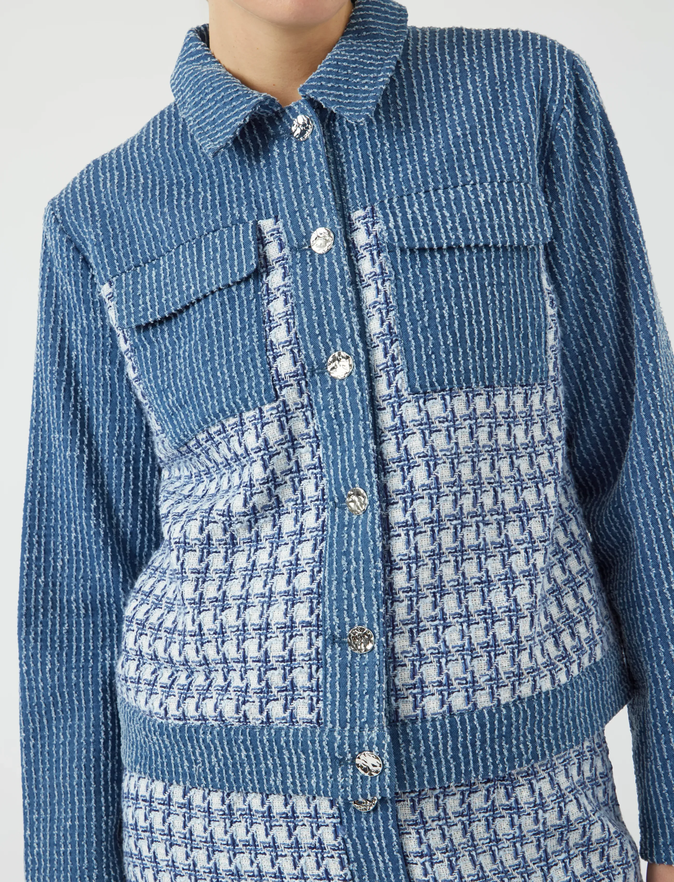 YAS - YASBERU LS JACKET - jeansjacken - dark blue denim - 5