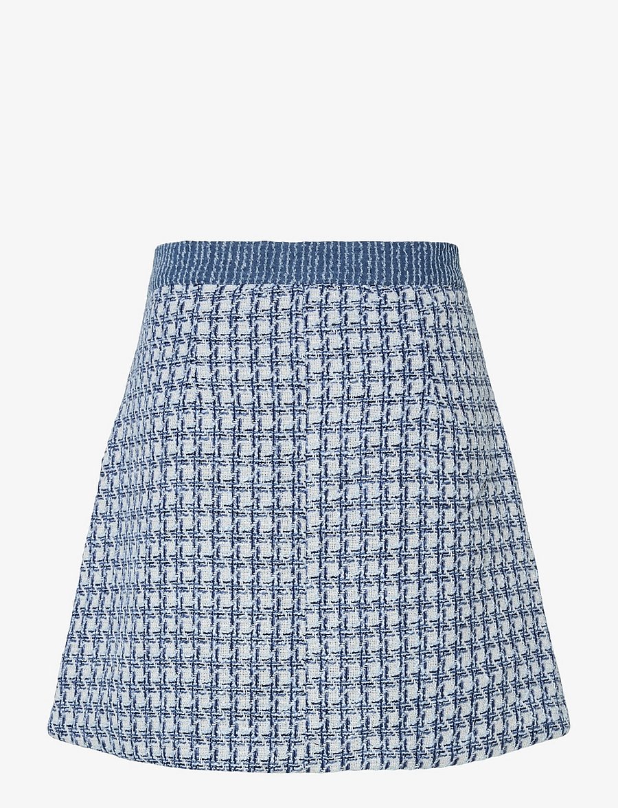 YAS - YASBERU HMW SKIRT - strickröcke - dark blue denim - 2