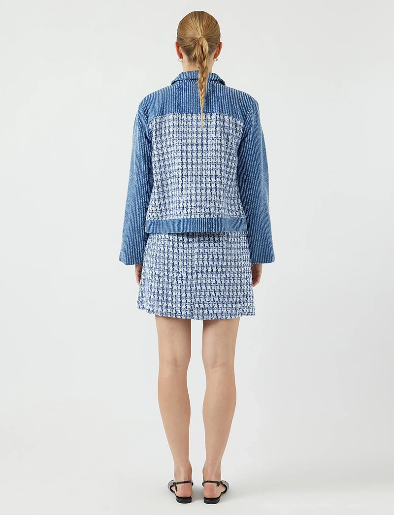 YAS - YASBERU HMW SKIRT - strickröcke - dark blue denim - 3